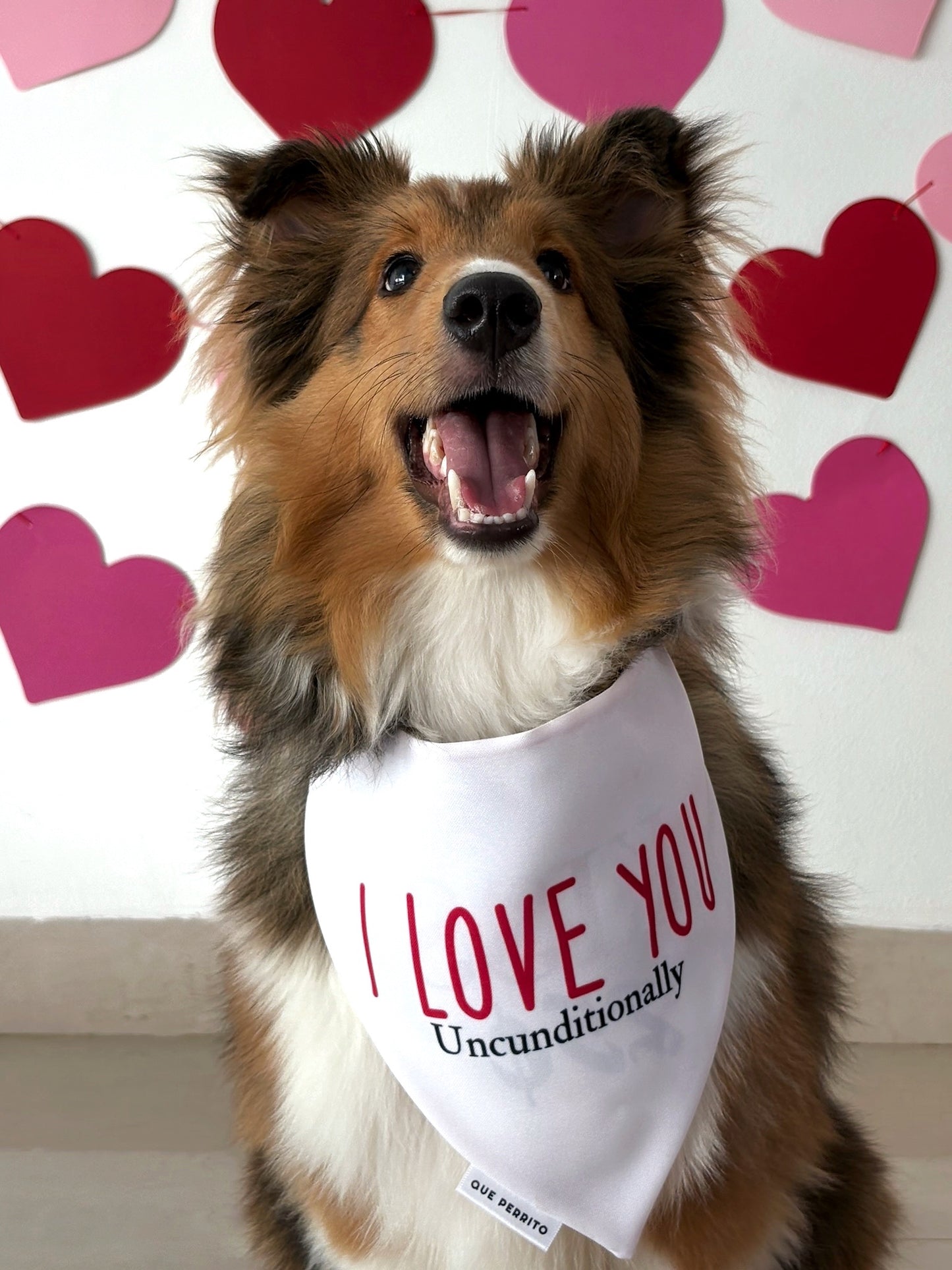 Bandana KISS 25¢ & I LOVE YOU Unconditionally - Colección LOVE
